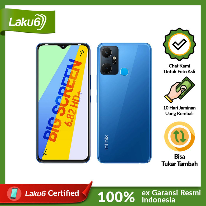 Jual Infinix Smart 6 Plus 3GB/64GB Ex Resmi Indo | Shopee Indonesia