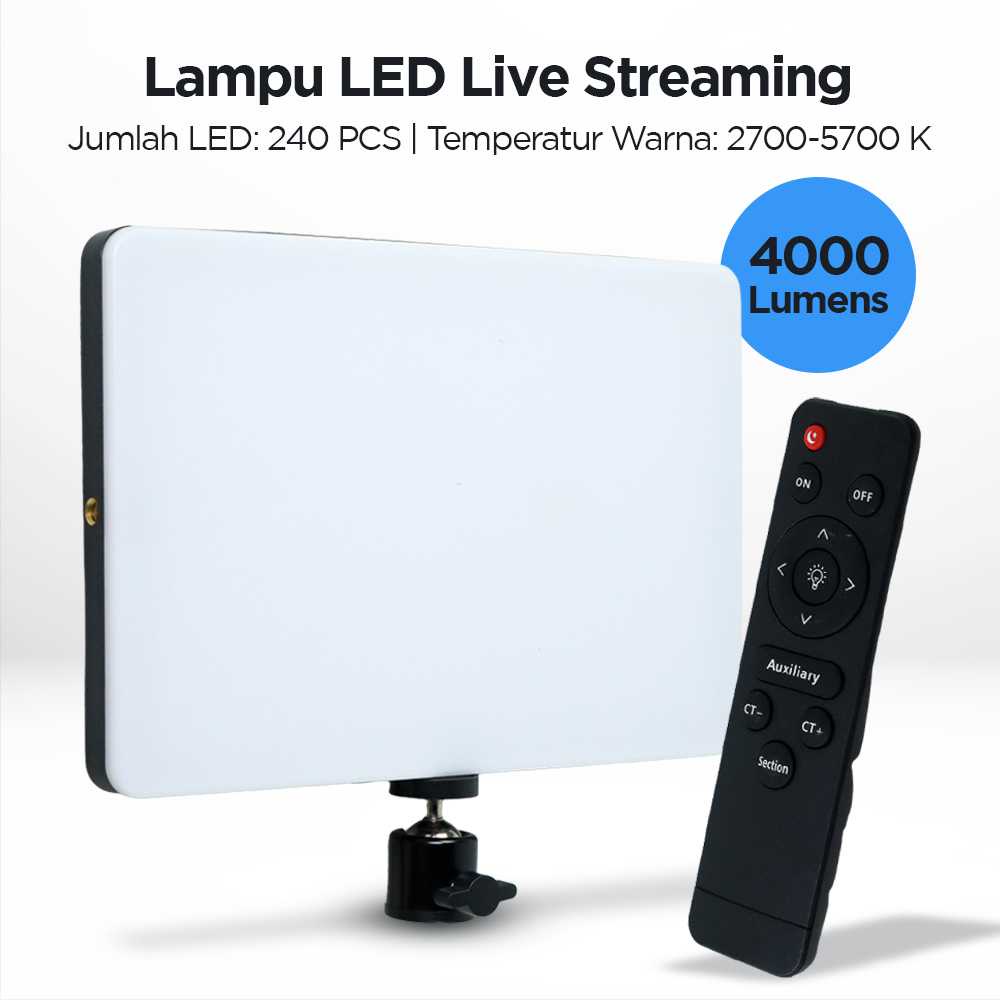 Jual Lampu LED Live Streaming Video Fill Light 11 Inch Kamera Live ...