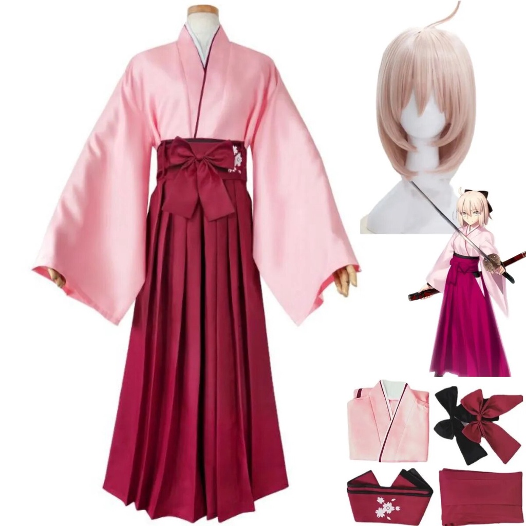 Jual PREORDER Anime Game Fate/Grand Order Okita Souji Cosplay Costume