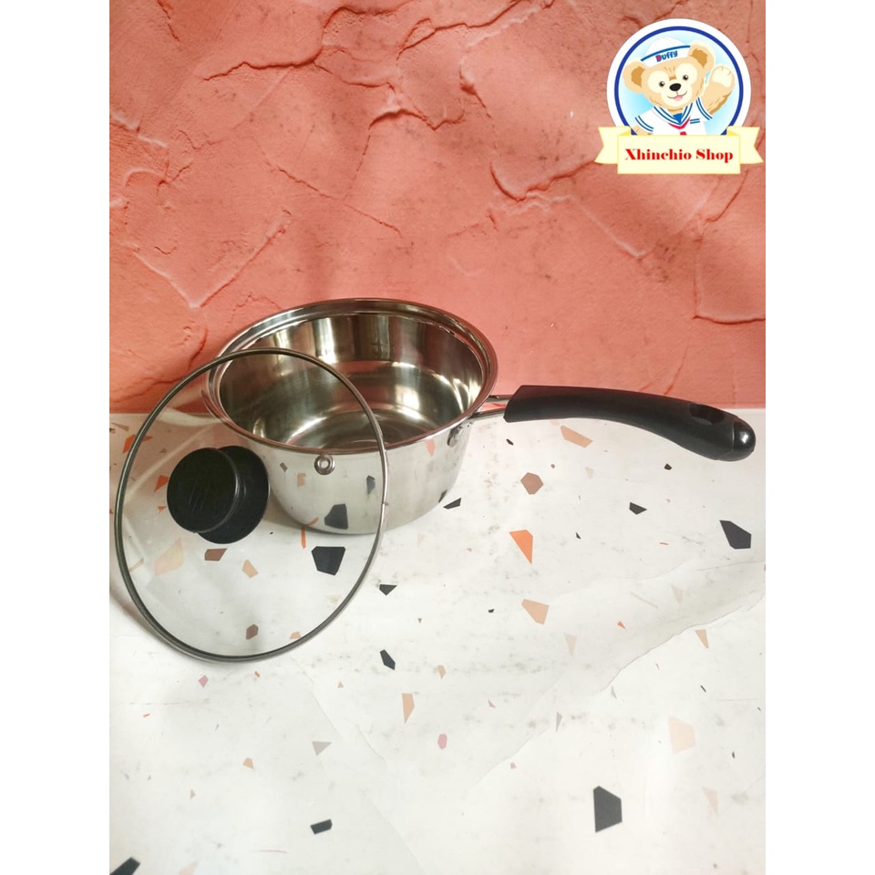 Jual Panci Susu Tutup Kaca Stainless Steel Cm Shopee Indonesia