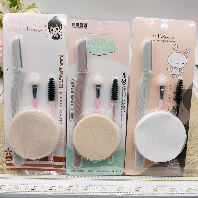 Jual TSN SPONGE FACE AND EYELASH SET | Shopee Indonesia