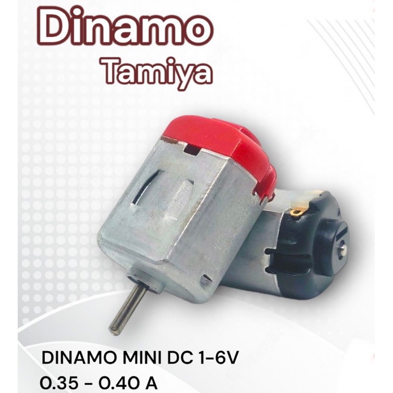 Jual MESIN MOTOR DINAMO DC MINI DINAMO TAMIYA MINIATUR MOTOR DC 1V - 6V ...