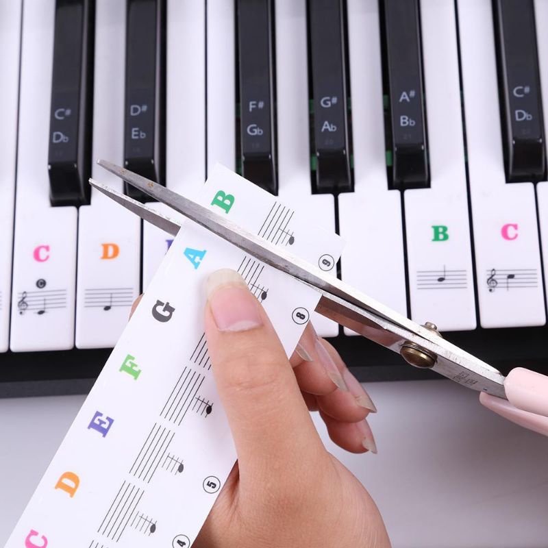 Jual Sticker Tuts Piano Keyboard / Stiker Piano Keyboard / Sticker Tuts ...