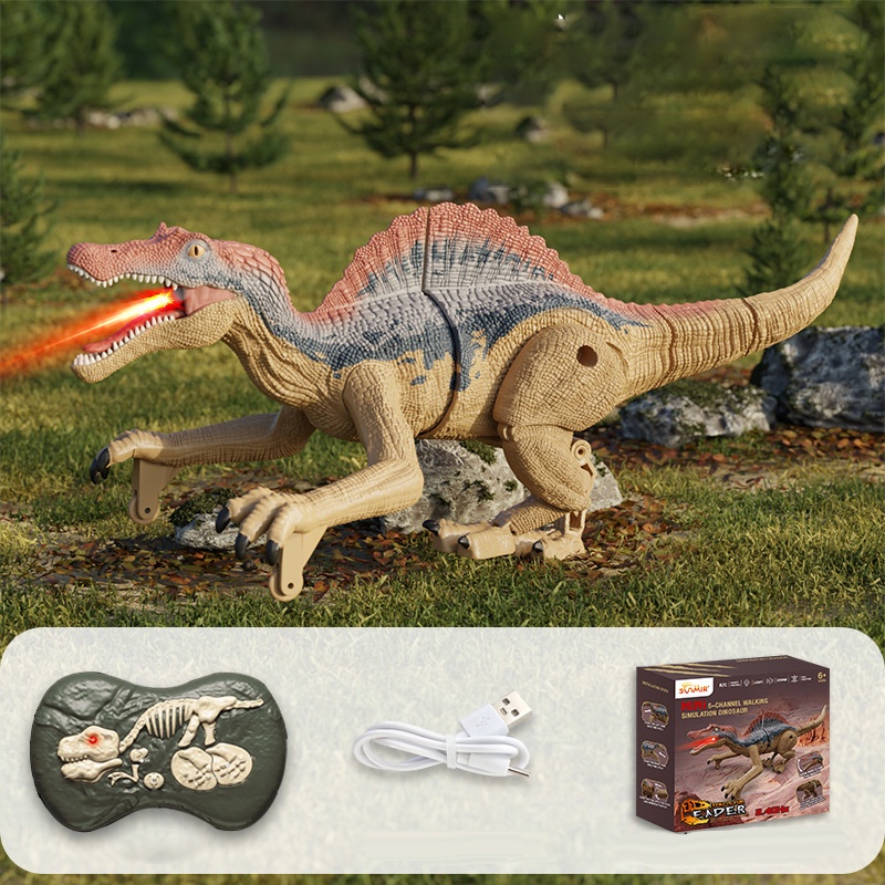 Jual Remote Control Dinosaur Toys Velociraptor Tyrannosaurus Rex ...