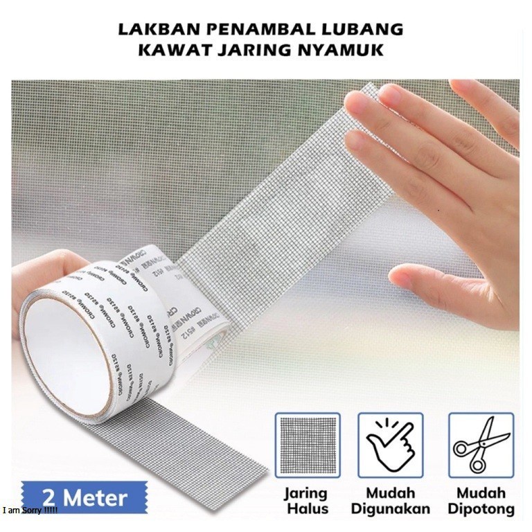 Jual TERMURAH DI INDONESIA (X11) LAKBAN PENAMBAL LUBANG KAWAT JARING