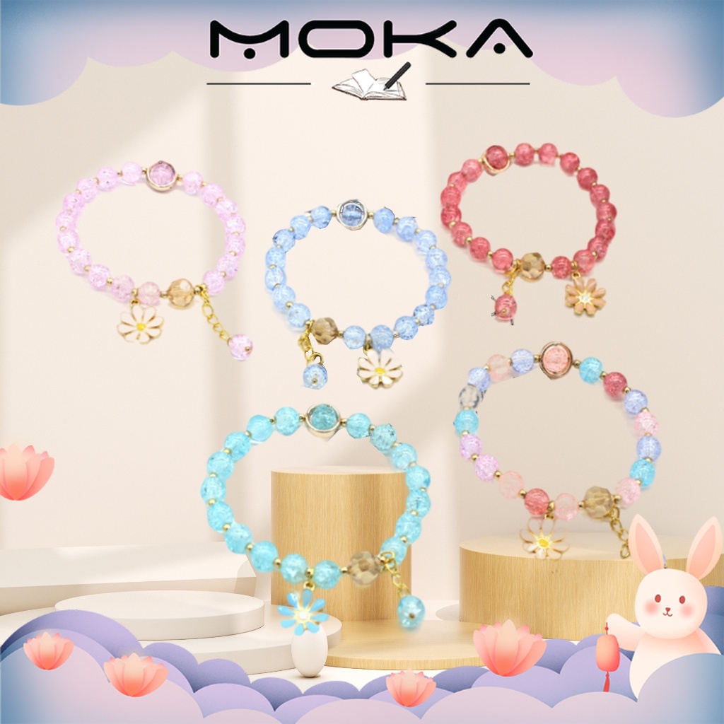 Jual GELANG MANIKMANIK KRYSTAL ALA KOREA / GELANG KOREAN STYLE