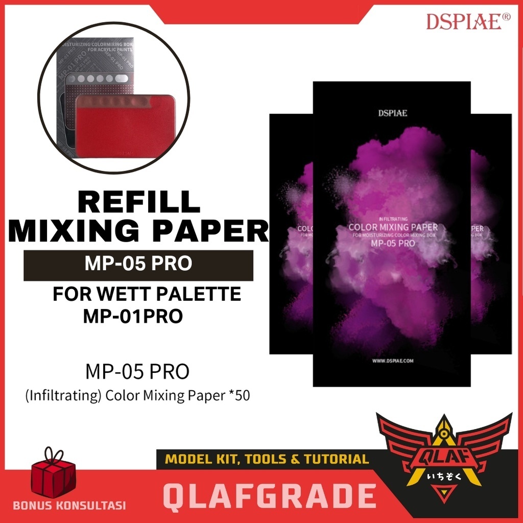 Jual Refill Mixing Paper 50pcs for Super Wet Pallet PRO Dspiae ...