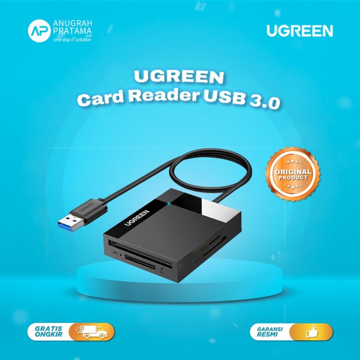 Jual Ugreen Card Reader Usb With Otg Type C Plug Shopee Indonesia