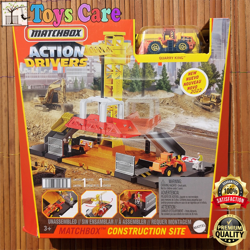 Jual MATCHBOX ACTION DRIVERS CONSTRUCTION SITE PLAY SET TRACK SET ...