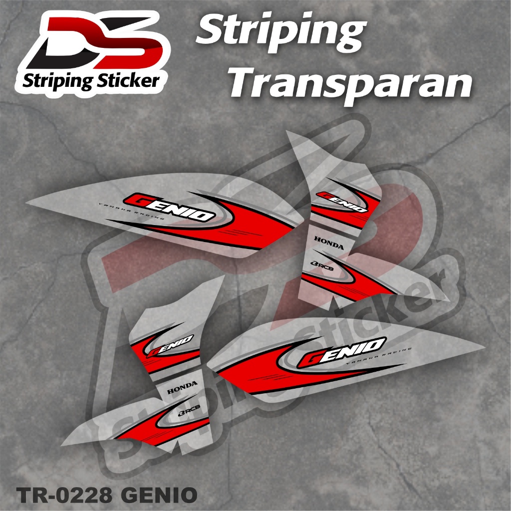 Jual OS Striping Stiker Transparan UV Genio ( TR-0228) List Variasi ...