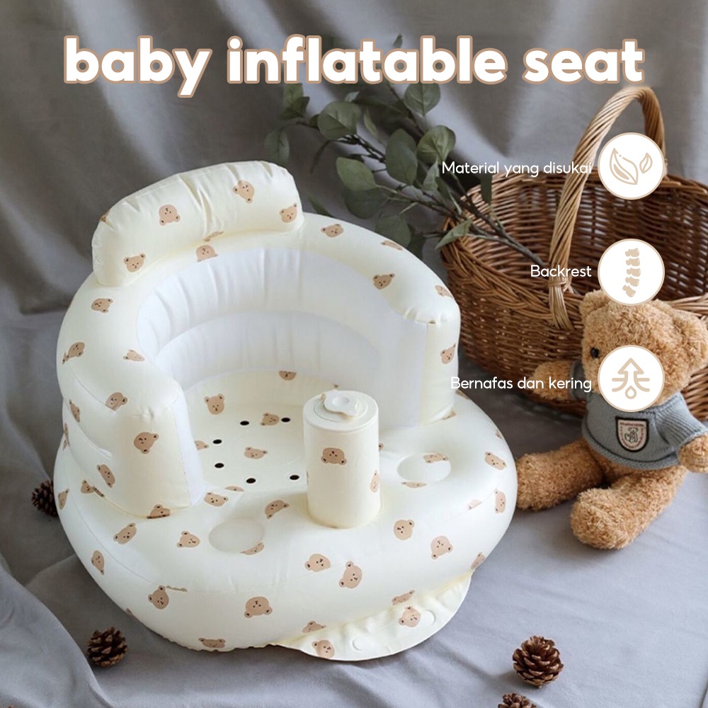 Jual Some Sofa Tiup Multifungsi Bahan Pvc Untuk Bayi Mandi Kursi Duduk ...