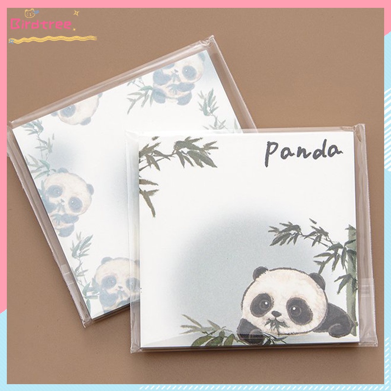 Jual [Readystock ️COD]Panda Memo Book Tearable Sticky Note Creative ...