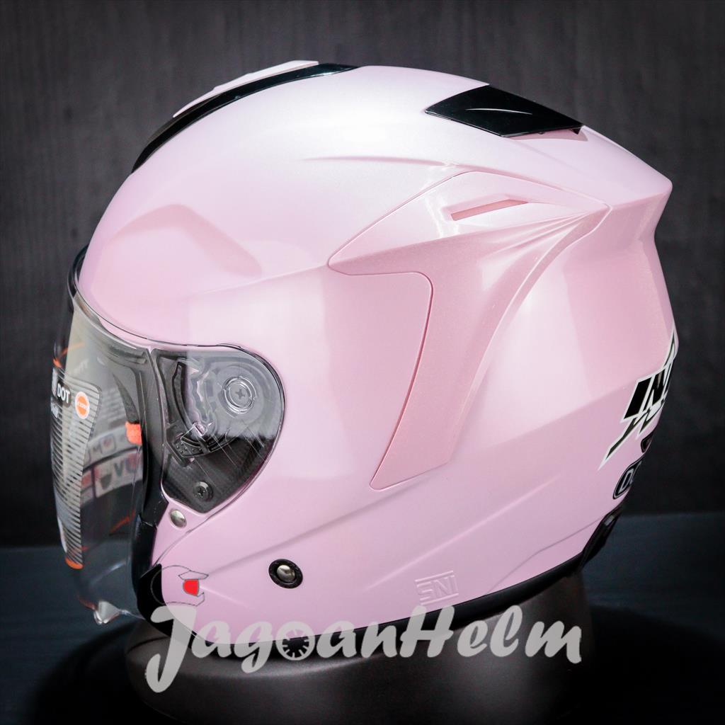 Jual INK HELM DYNAMIC SOLID | SAKURA PINK | DINAMIC SINGLE VISOR ...