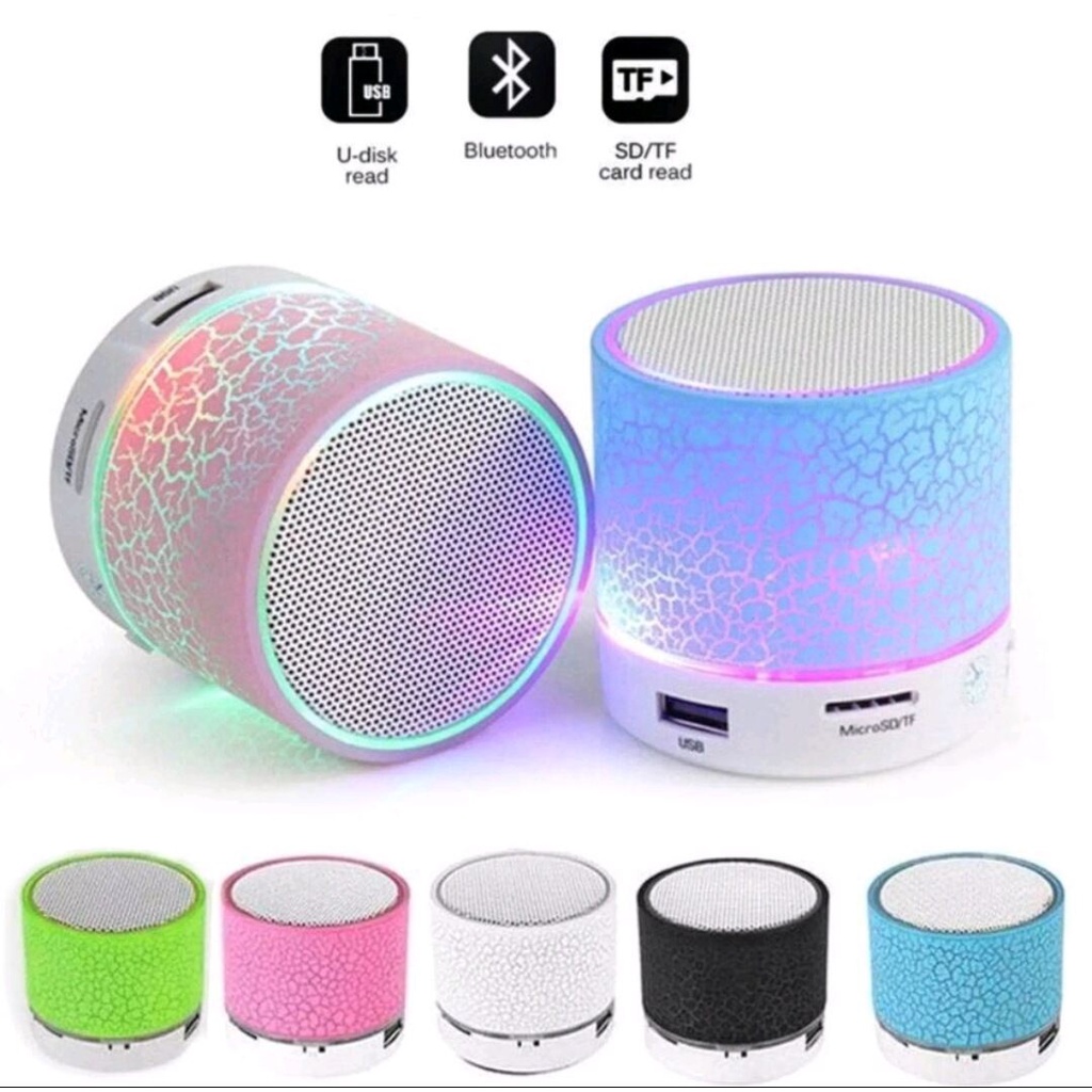 Jual Speaker Bluetooth Mini Portabel Retak Lampu Led Music Box S6 ...