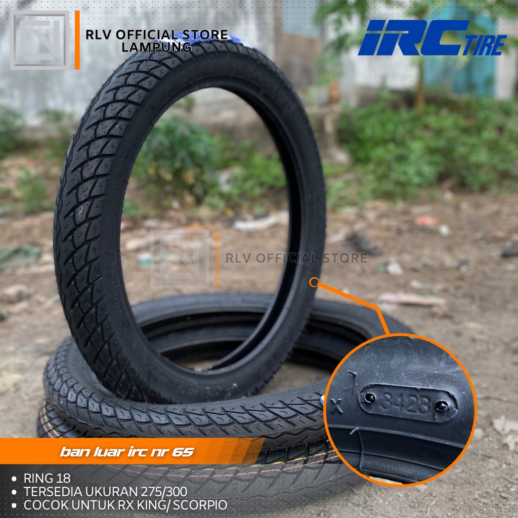 Jual BAN LUAR/ BAN IRC NR65 RING 18-275/300 STANDAR YAMAHA RX KING DAN ...