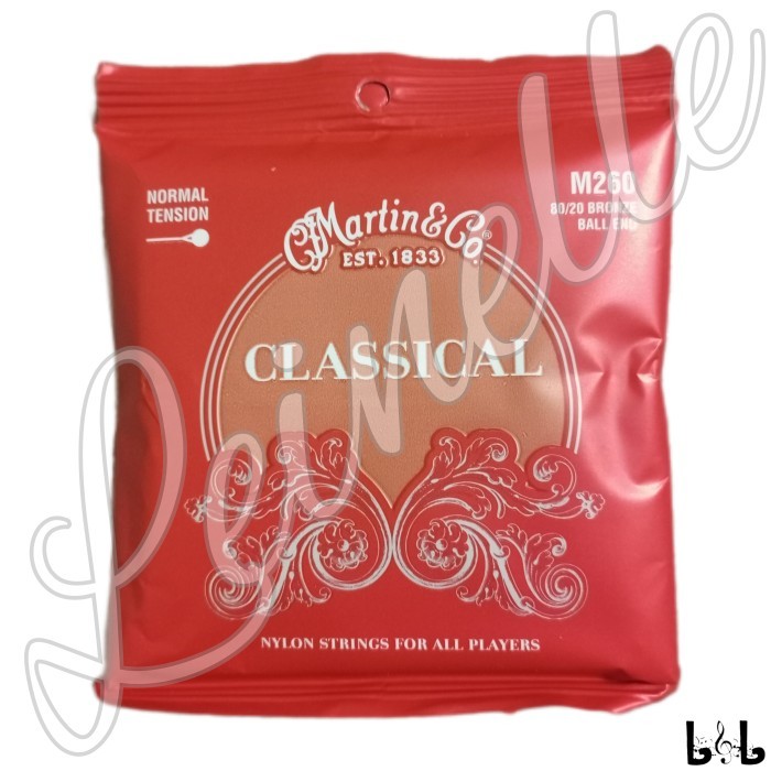 Jual MARTIN M260 Classical Nylon Guitar String Normal Tension 80/20 ...