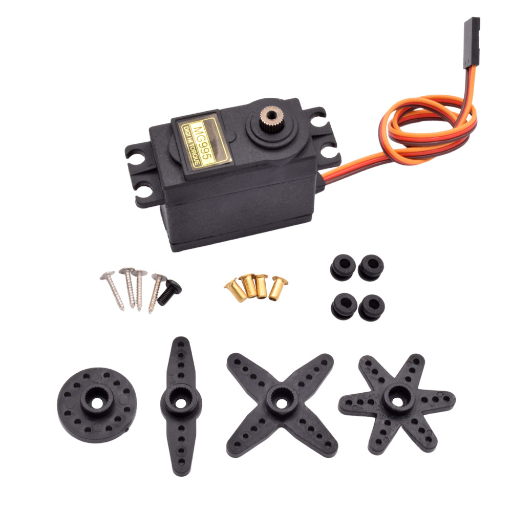 Jual SERVO MG995 MOTOR 55G Metal Gear DC Micro Servomotor 180 360 High ...