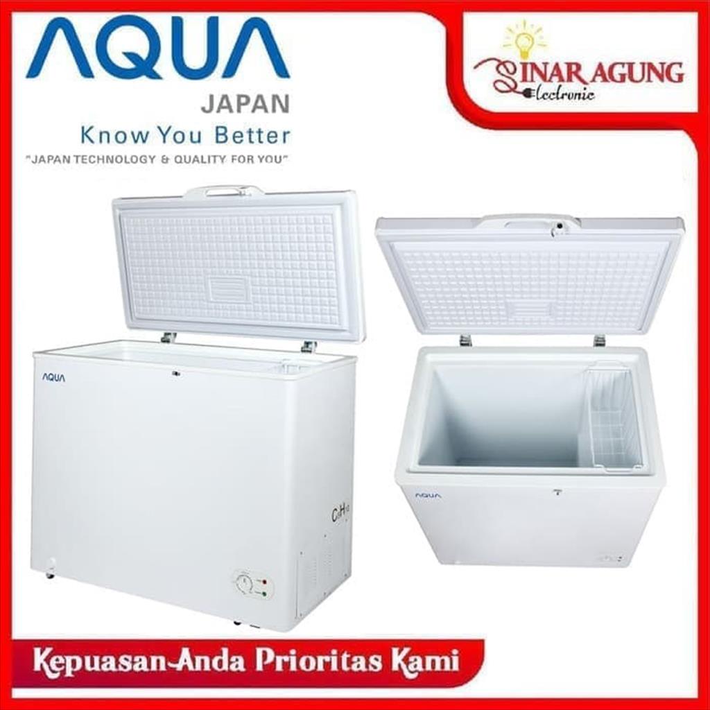 Jual [COD] CHEST FREEZER AQUA AQF200W / AQF200 / AQF-200 (197 LITER ...