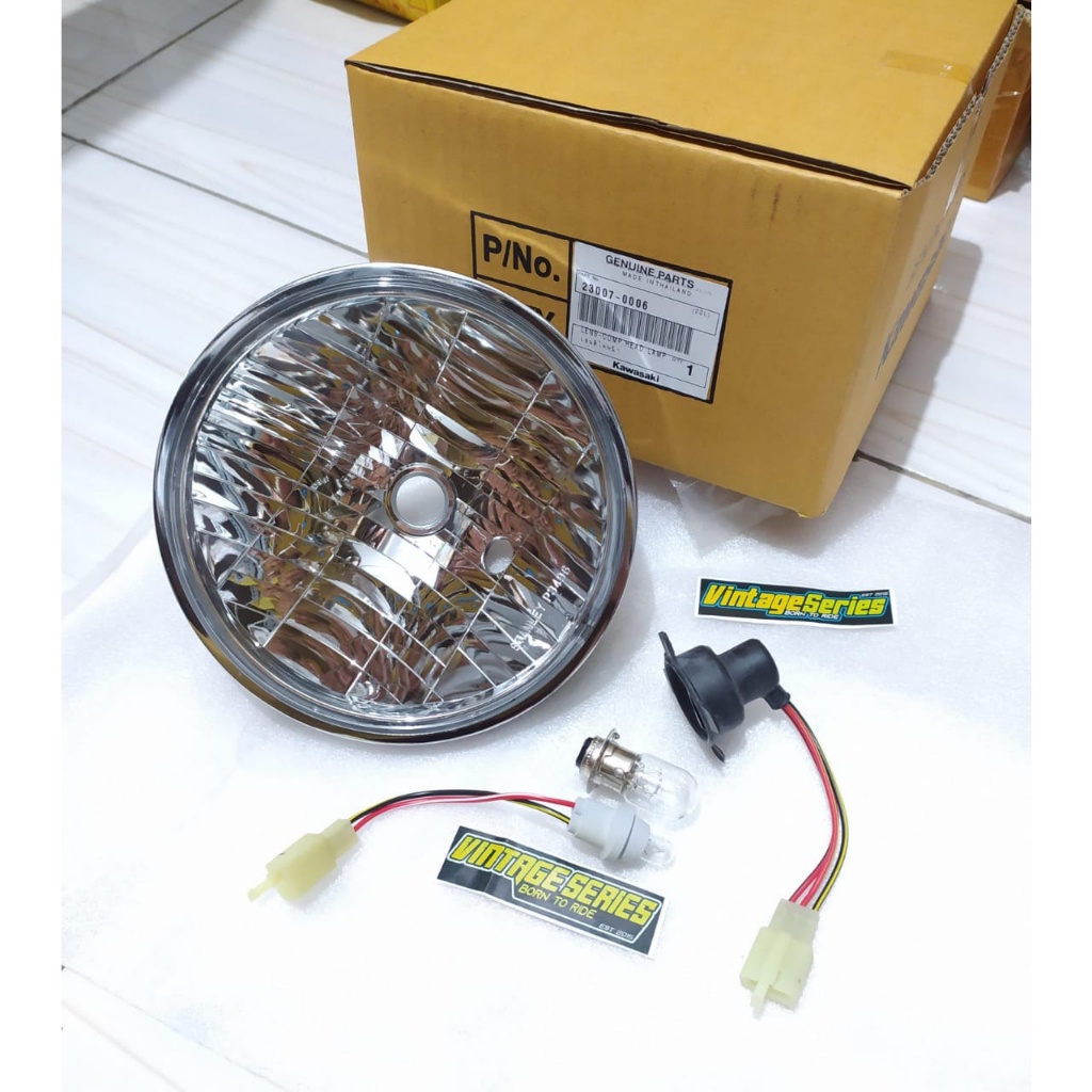 Jual KACA MIKA REFLEKTOR LAMPU DEPAN NINJA SS S ORIGINAL