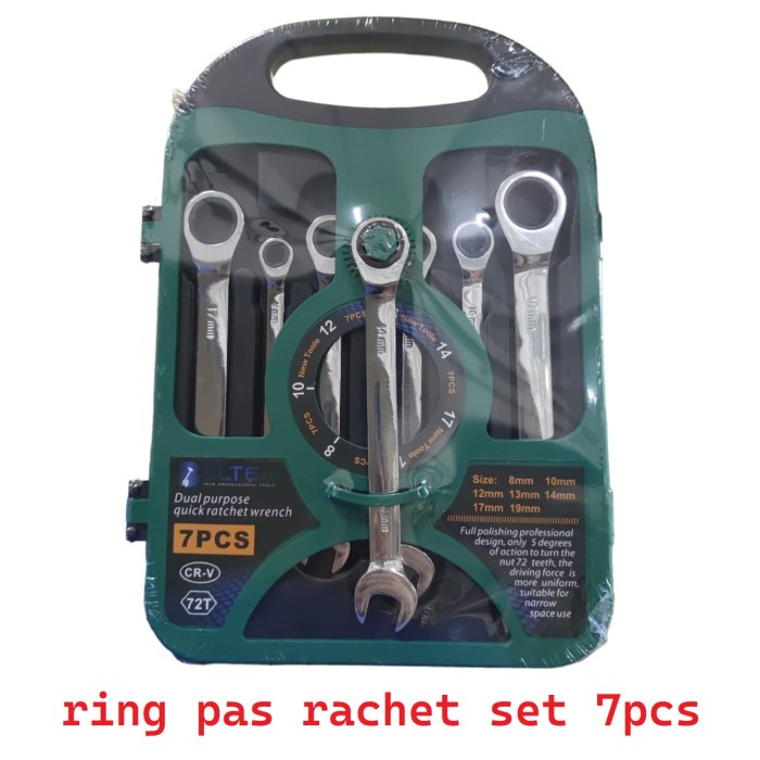 Jual Belter Kunci Ring Pas Rachet Set 7 Pcs / Rachet Tekiro | Shopee ...