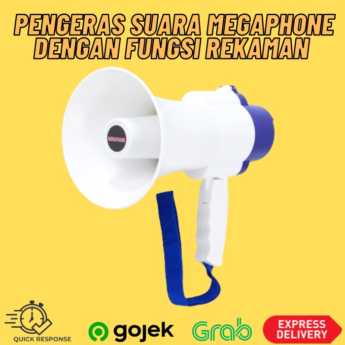 Jual Toa Pengeras Suara Megaphone Dengan Fungsi Rekaman Portable