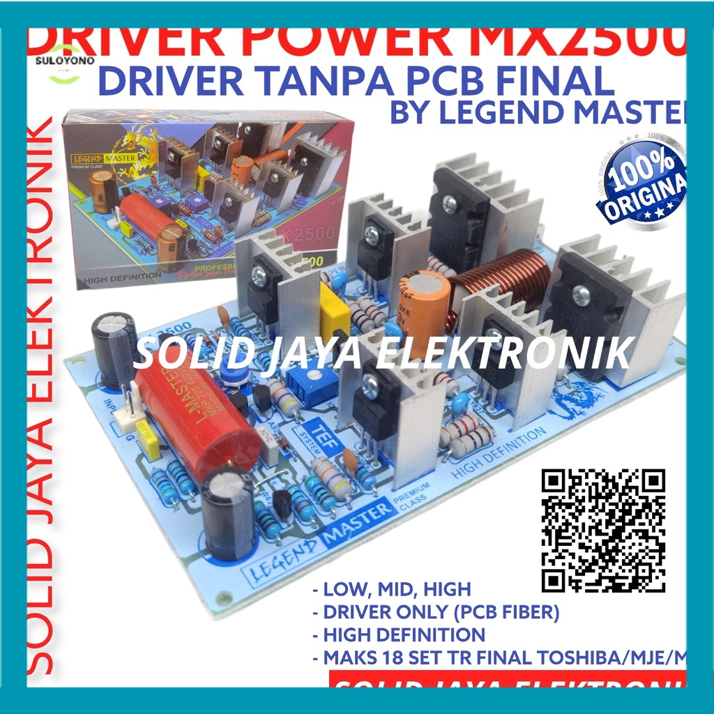 Jual KIT DRIVER POWER AMPIFIER MX2500 PA YAMAHA PROFESIONAL AMPLI SOUND