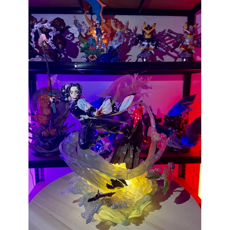 Jual SHP-JF Statue Figure Demon Slayer Shinobu Kochou Studio Design LED ...