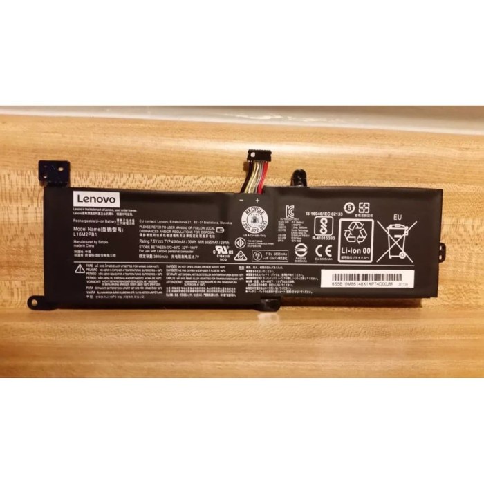 HB PLUS L16C2PB1 Battery For Lenovo IdeaPad 130 15 Series IdeaPad 130 15 Series 130 15ikb 130 15ast 4 Cell Laptop