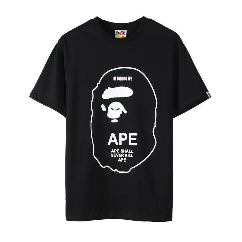 Jual Cotton Kaos A BATHING APE BAPE Short Sleeve Arrival Men Women
