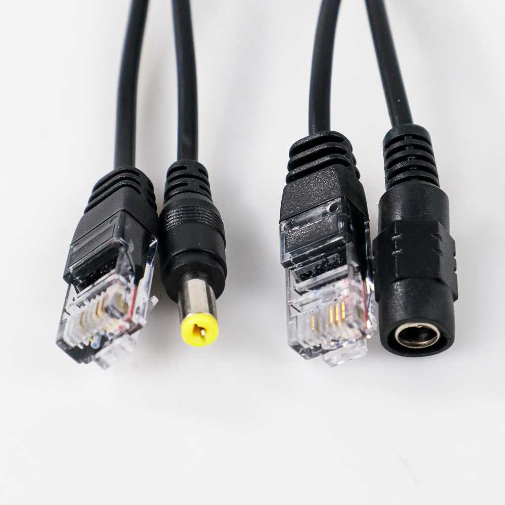 Jual [Bayar di Tempat] Passive PoE Power Over Ethernet Cable with Male ...