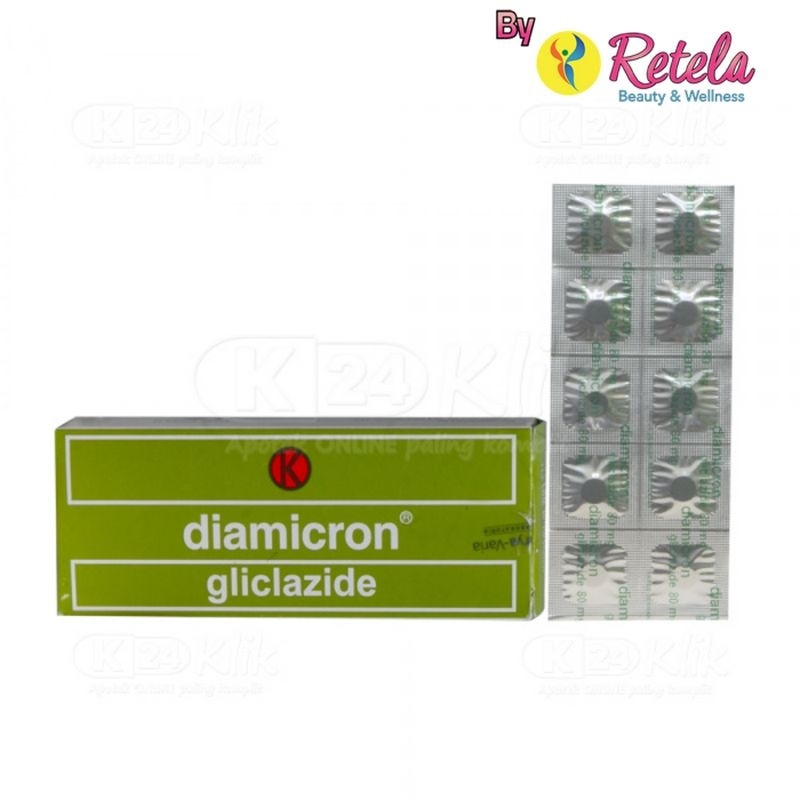 Jual DIAMICRON 80MG 1 STRIP 10 TABLET | Shopee Indonesia