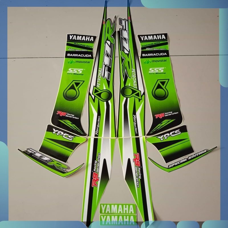 Jual Stiker Striping Yamaha fizr fiz r f1 zr spesial edition pertronas ...