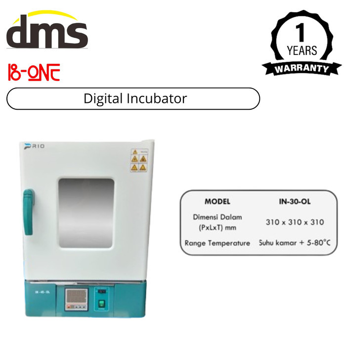 Jual Digital Incubator Laboratorium Incubator Digital Overload Kap 30 ...