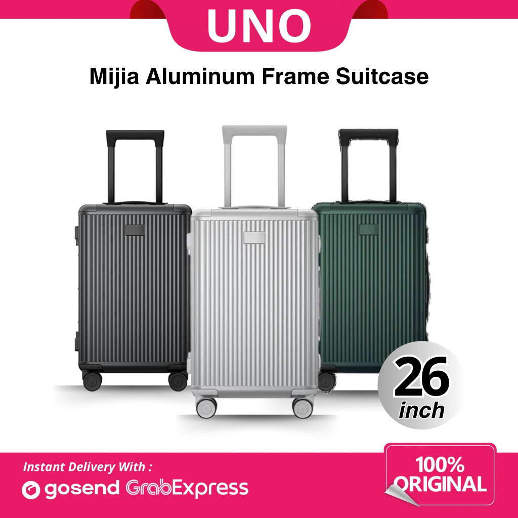Jual Xiaomi Mijia Aluminum Frame Suitcase 26 inch Koper Travel Bisnis ...