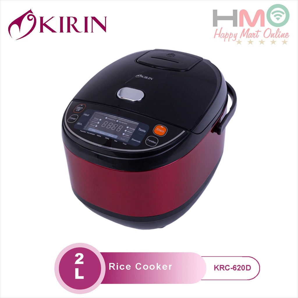 Jual Kirin Rice Cooker Digital 2 Liter KRC-620 D Magic Com Digital 2L ...