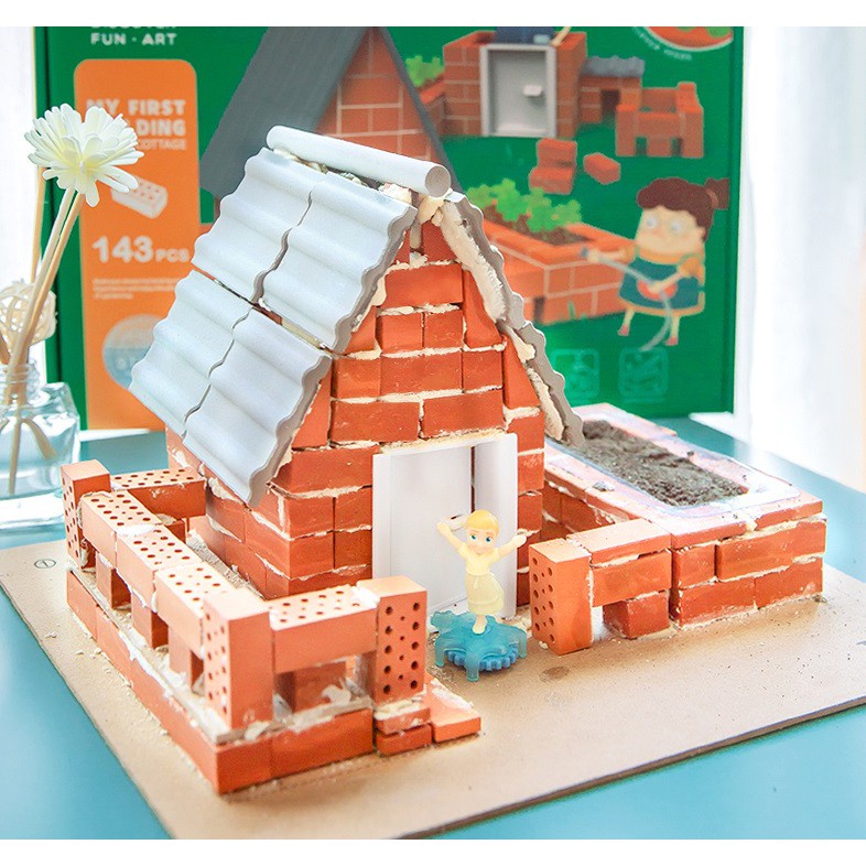 Jual Mideer My First Building - Idyllic Cottage | Shopee Indonesia