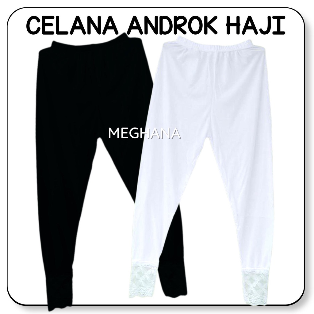 Jual Androk CELANA RENDA | ANDROK HAJI | celamis renda Obral | Shopee ...