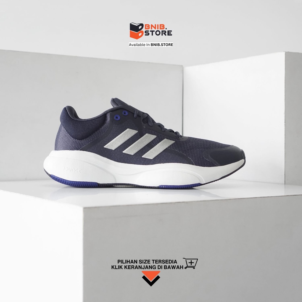 Sepatu Lari ADIDAS Response Bounce Midsole Shadow Navy [HP5921] Original