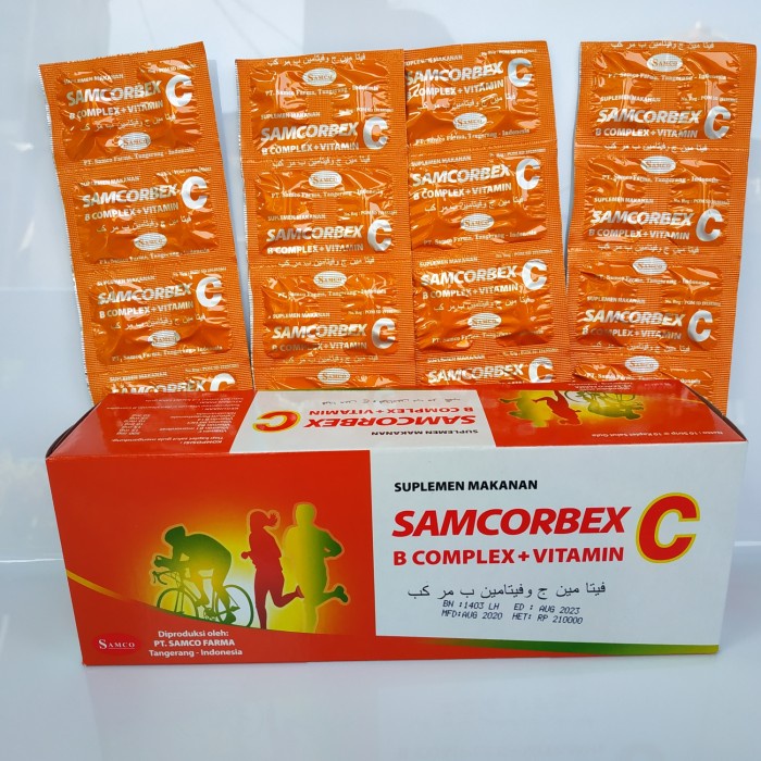 Jual murah Vitamin C ,B komplek Samcorbex Menjaga Daya Tahan Tubuh ...