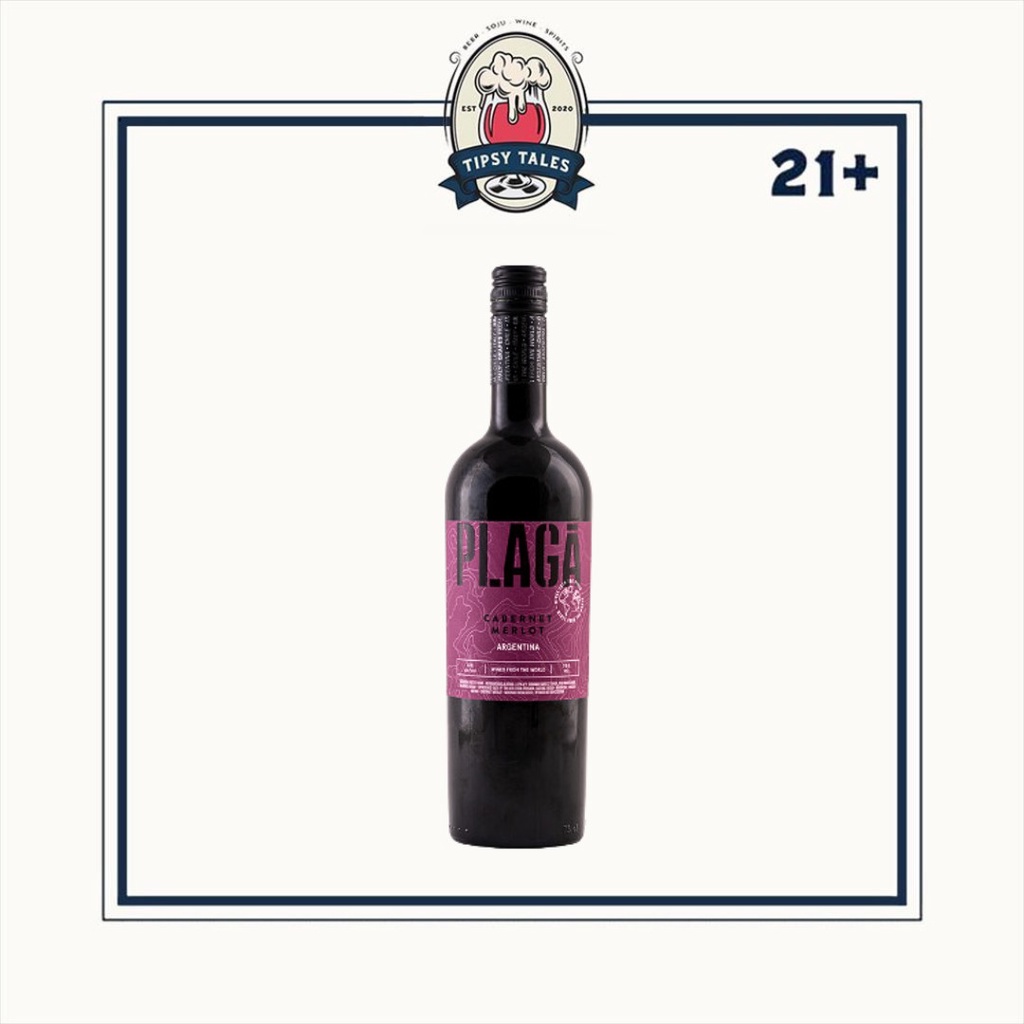 Jual Plaga Merlot Red Wine 750ml Shopee Indonesia