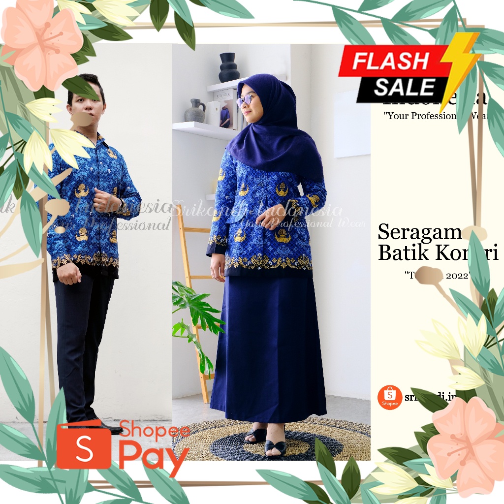 Jual SRAGAM HARI PAHLAWAN //Seragam Atasan Batik Korpri Terbaru Katun ...