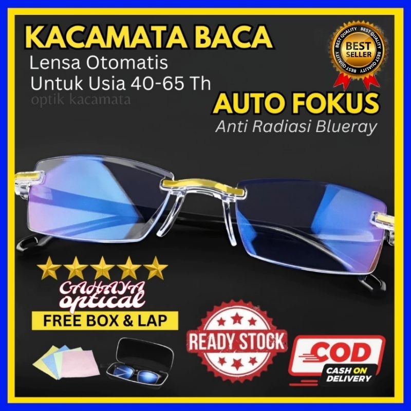 Kacamata Blu Optik Jual KACAMATA BACA AUTO FOKUS ANTI BLUE LIGHT