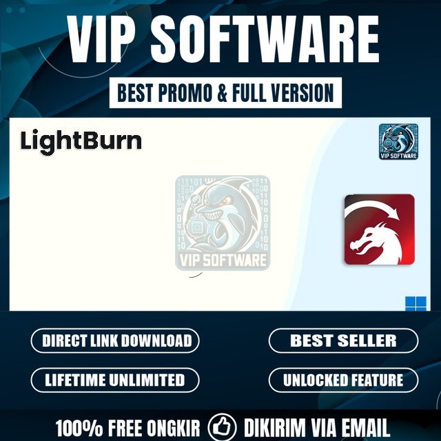 Jual [Full Version] LightBurn Lifetime Pro Win OS - Software kontrol ...