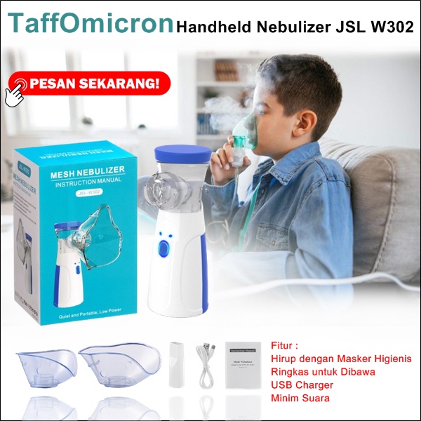 Jual Handheld Inhaler Nebulizer Machine Alat Uap Pernafasan Asma Sesak ...