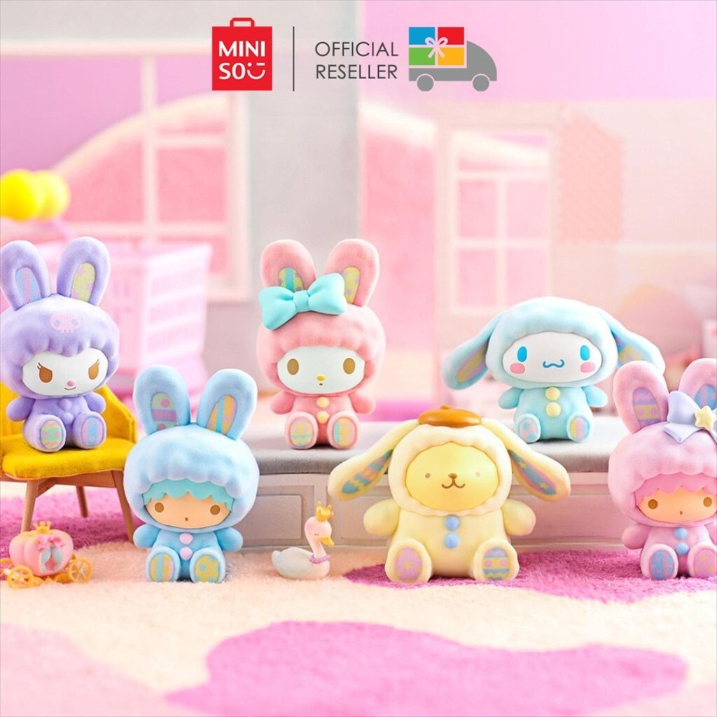Jual MINISO x SANRIO Characters Rabit Flock Blind Box Figure | Shopee ...