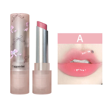 Free Gift CAPPUVINI Blooming Watery Glow Lipstick Lip Glossy Korean Lipstik Water Glass Mirror