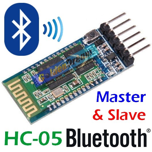 Jual Modul Bluetooth HC-05 6 Pin to Serial Master dan Slave Wireless ...