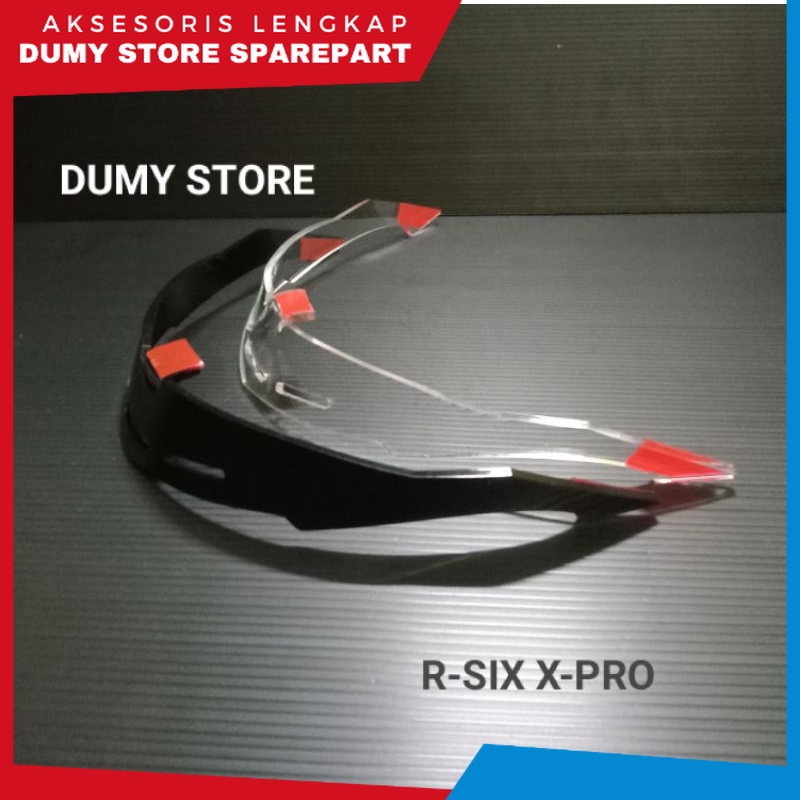 Jual SPOILER HELM RSIX XPRO / SPOILER R-SIX X-PRO | Shopee Indonesia