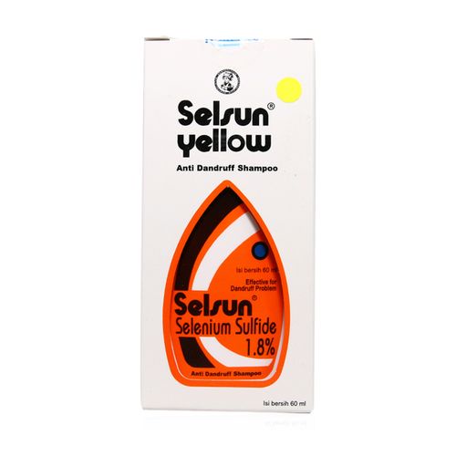 Jual Selsun Yellow Selenium Sulfide 1 8 Shampoo 60 Ml Shopee Indonesia