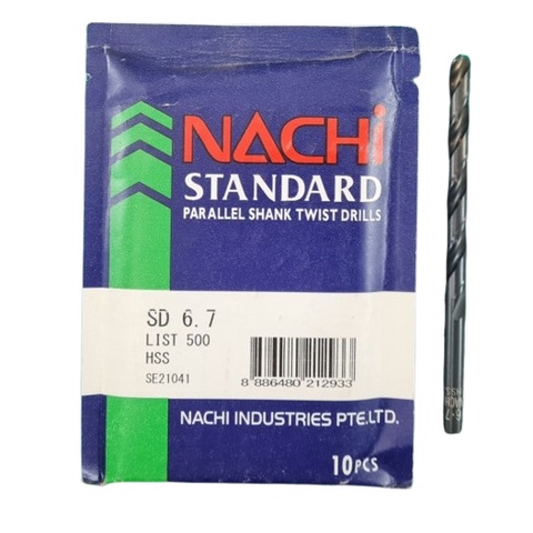 Jual Nachi Mata Bor Besi HSS 6.7Mm 6,7 …
